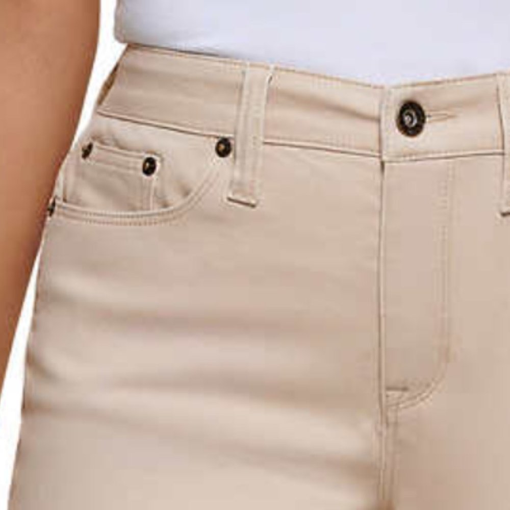 NWT DKNY Bermuda Shorts Black Denim - Picture 6 of 11
